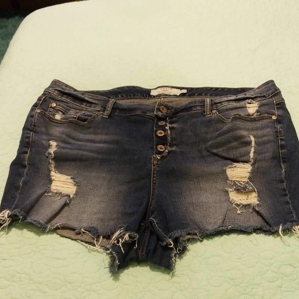 Denim shorts